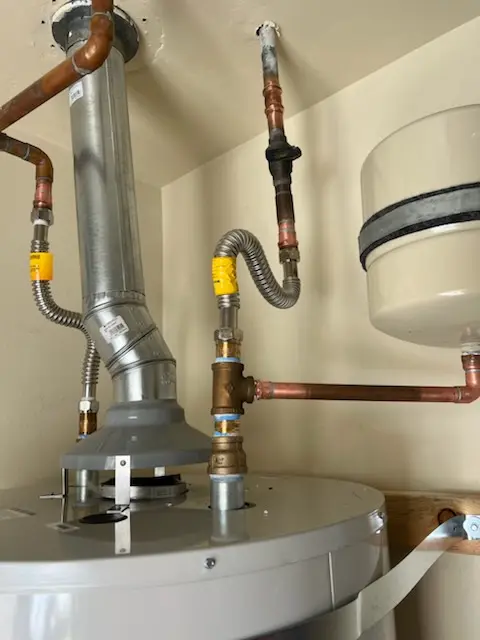 Water heater installation and plumbing repair in Clinton